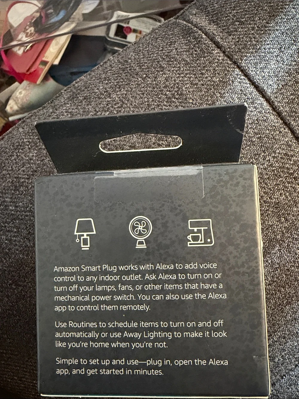 Amazon Smart Plug — White Alexa-Compatible Outlet Adapter